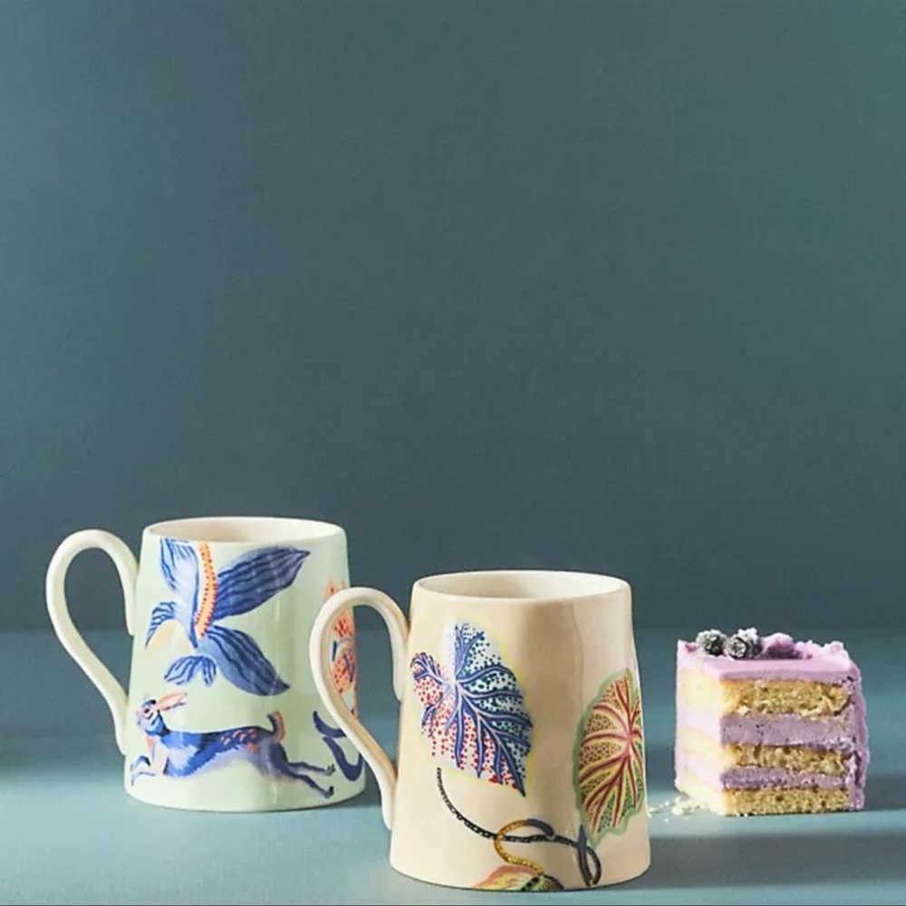 COPY - Sarah Gordon x Anthropologie Tiger 🐅 Leaf 🍃 Mug